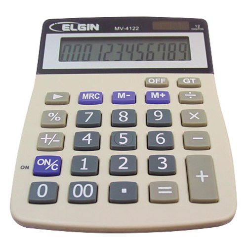 Calculadora De Mesa 12 Dígitos Mv-4122 - Elgin