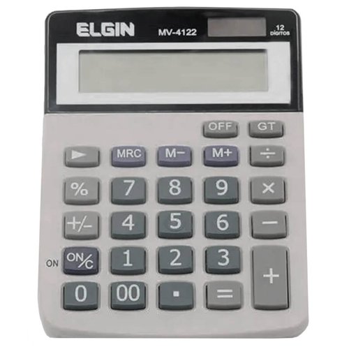 Calculadora De Mesa 12 Dígitos Mv-4122 - Elgin