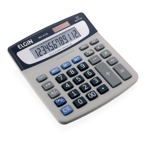 Calculadora De Mesa 12 Digitos MV-4123 - Elgin