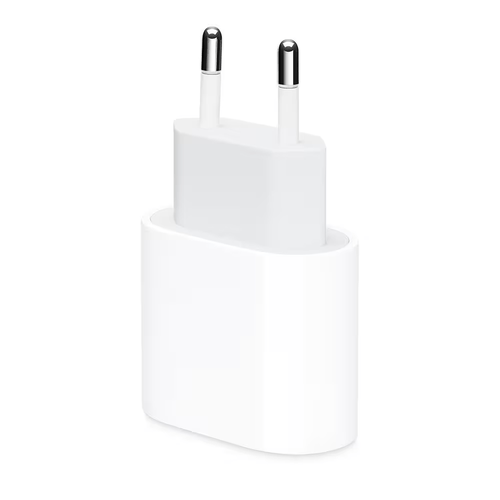CARREGADOR COMPATIVEL IPHONE USB-C 20W S/CABO PREMIUM BRANCO