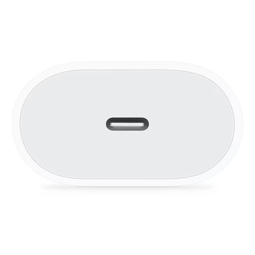 CARREGADOR COMPATIVEL IPHONE USB-C 20W S/CABO PREMIUM BRANCO