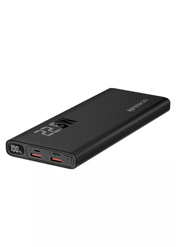 Carregador Portátil 10.000mAh 22.5W Hrebos PB-922 Preto