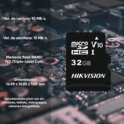 Cartão de Memória Micro SD 32GB Class 10 UHS-I com Adaptador