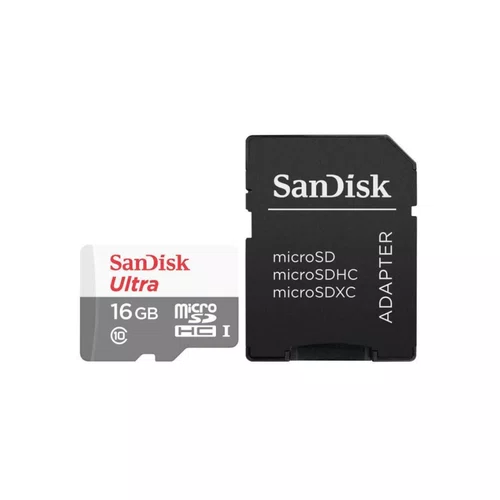 Cartão de Memória Micro SDHC 16GB Class 10 SanDisk SDSQUNS-016G-GN3MA