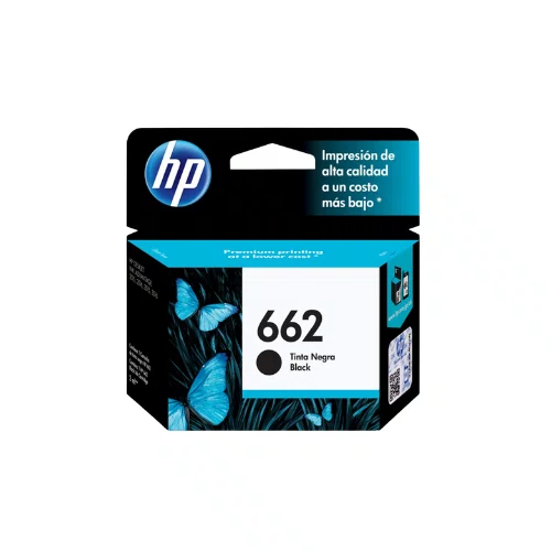 Cartucho HP Original 662 CZ103AB Preto 2ML Cartucho HP Original 662 CZ103AB Preto 2ML