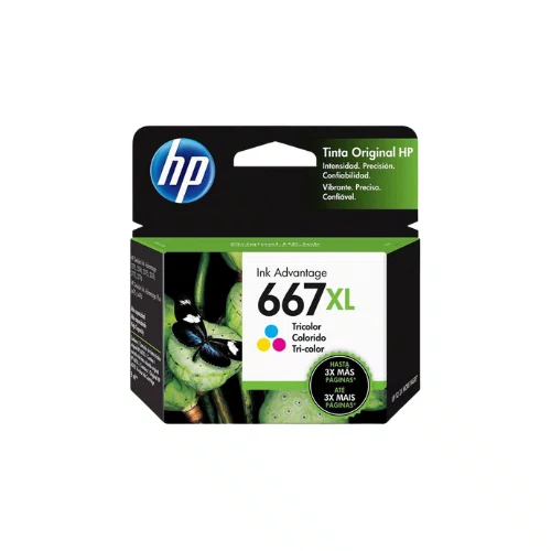 Cartucho HP Original 667XL 3YM80AL Colorido 8ML