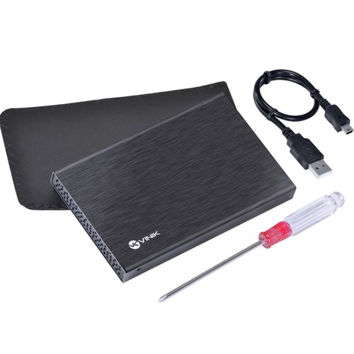 Case Externo Para HD 2.H5' Alumínio USB 2.0 CHDA-100 - Vinik