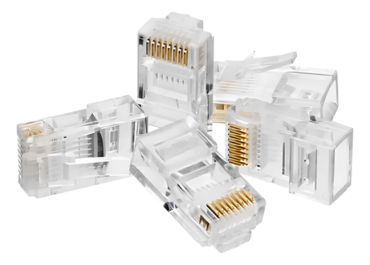 CONECTOR RJ45 8X8 CAT5E CY-P8P8C00 UNIDADE PC100 UN SECLAN