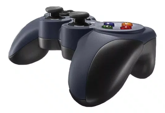 Controle Gamepad Logitech F310 com Fio USB 1,8m Azul para PC