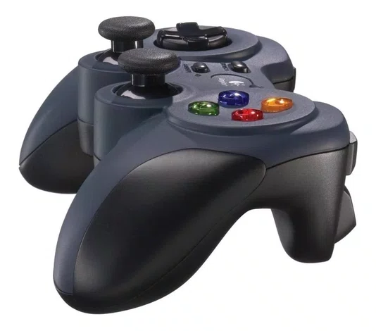 Controle Gamepad Logitech F310 com Fio USB 1,8m Azul para PC