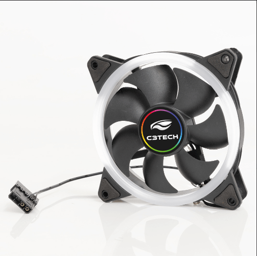 COOLER FAN P/GABINETE 120X120X25MM C/LED F7L130M