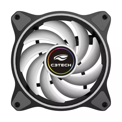 Cooler P/Gabinete 120x120x25mm Storm F7-L200RG C/LED RGB