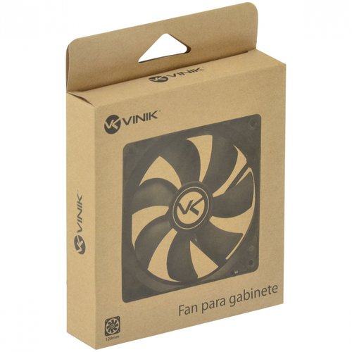 Cooler Para Gabinete 120X120X25MM CF 120 Preto - Vinik
