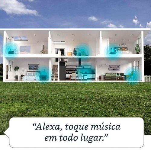 Echo Dot (4ª Geração) Com Alexa Smart Speaker Preto B084DWCZY6 - Amazon