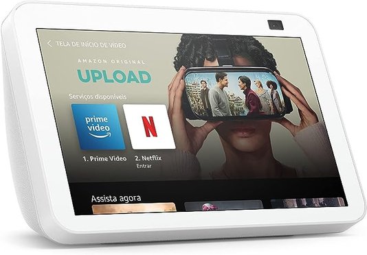 Echo Show 8 (2ª Geração) Smart Display 8" C/ Alexa Branca - AMAZON