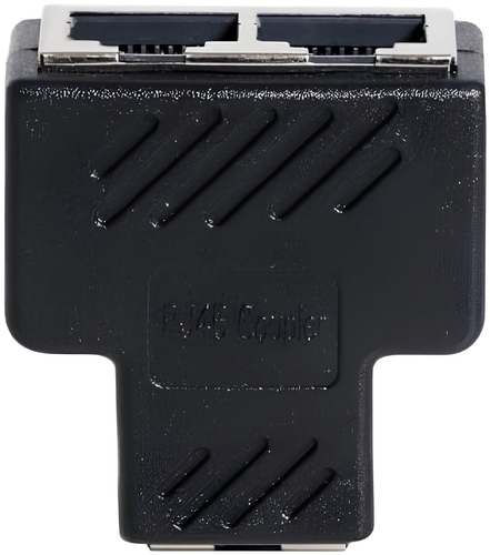 Emenda Divisora RJ45 LA-E20 – Conexão Estável, Compacta e Fácil de Usar – Preto