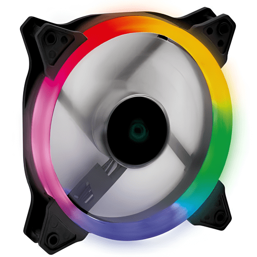 FAN/COOLER GAMER P/GABINETE V.RING 5.0 FULL HALO 120MM LED FIXO 5 CORES VRINGFHFX5