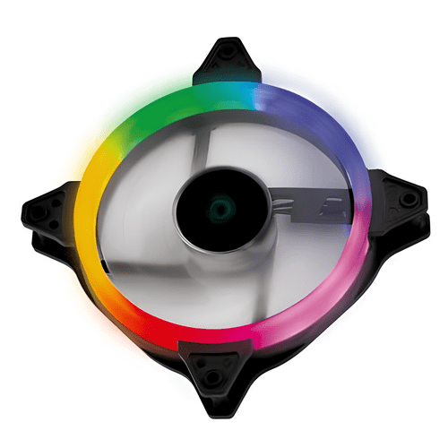 FAN/COOLER GAMER P/GABINETE V.RING 5.0 FULL HALO 120MM LED FIXO 5 CORES VRINGFHFX5