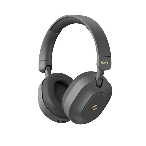 Fone de Ouvido Bluetooth H668BT, Versão 5.4, Cancelamento de Ruído, Som Estéreo – Preto