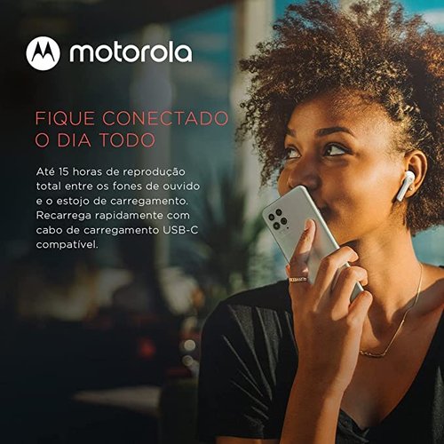 Fone De Ouvido Bluetooth Moto Buds 085 Preto - MOTOROLA