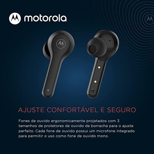 Fone De Ouvido Bluetooth Moto Buds 085 Preto - MOTOROLA