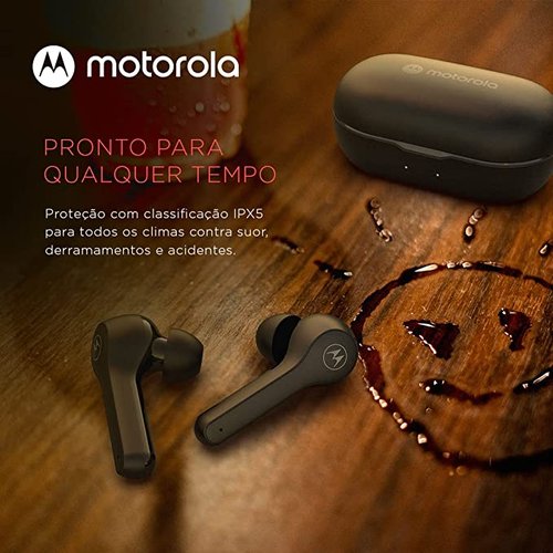 Fone De Ouvido Bluetooth Moto Buds 085 Preto - MOTOROLA