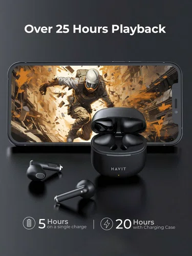 Fone de Ouvido Bluetooth Havit TW976 TWS Preto