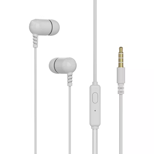 Fone de Ouvido Intra-Auricular EP07WH P2 1,2M Branco – Design Confortável
