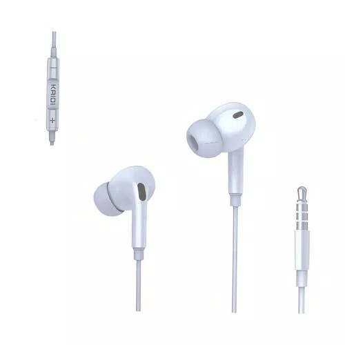 Fone De Ouvido P2 C/Microfone Kaidi KD728 Branco