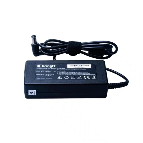 Fonte comp.P/notebook HP 65W 18,5V 3.5A 7.4x5.0mm BringIT FT015