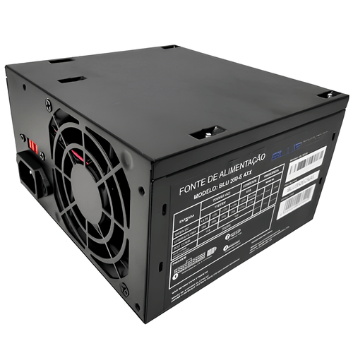 FONTE P/GABINETE ATX 350W BLU350-E V3 VOLT:MAN. (115V - 230V) C/CABO