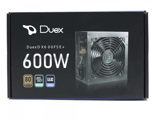 FONTE P/GABINETE ATX 600W 80 PLUS BRONZE DX600FSE+