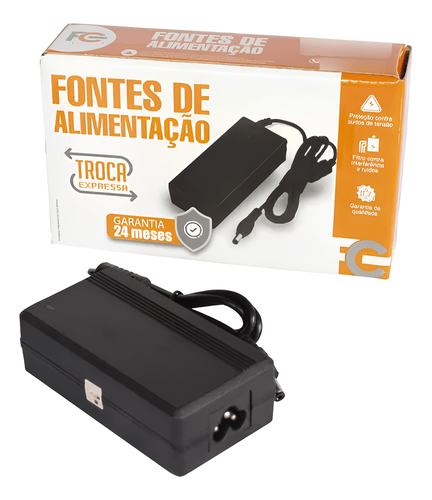 FONTE USO GERAL 12V 3A PLUG P4 BIVOLT FC1203EN