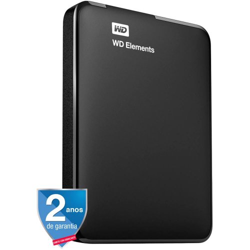 Hd Externo USB 3.0 1TB Elements WDBUZG0010BBK - WESTERN DIGITAL