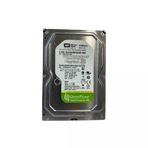 HD SATA II 500GB WD Green Power WD5000AVCS