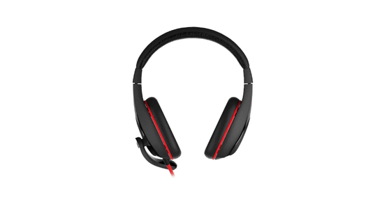 Headset Gamer Genius HS-G560 C/Fio C/Microfone vermelho e preto