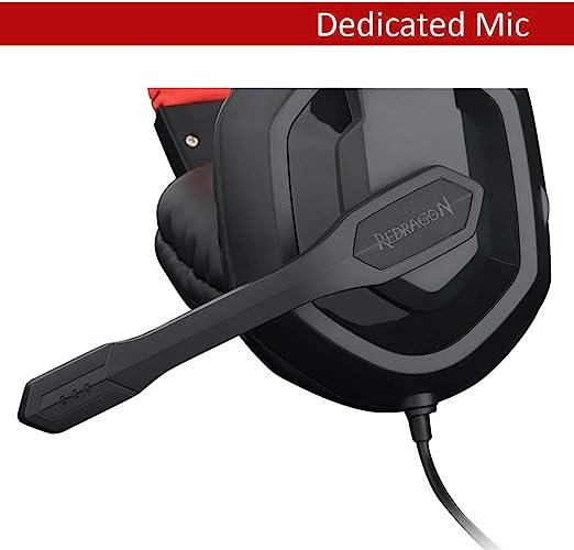 HeadSet Gamer 2XP2 Redragon Ares H120 Preto/Vermelho