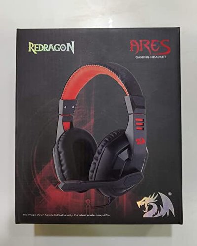 HeadSet Gamer 2XP2 Redragon Ares H120 Preto/Vermelho