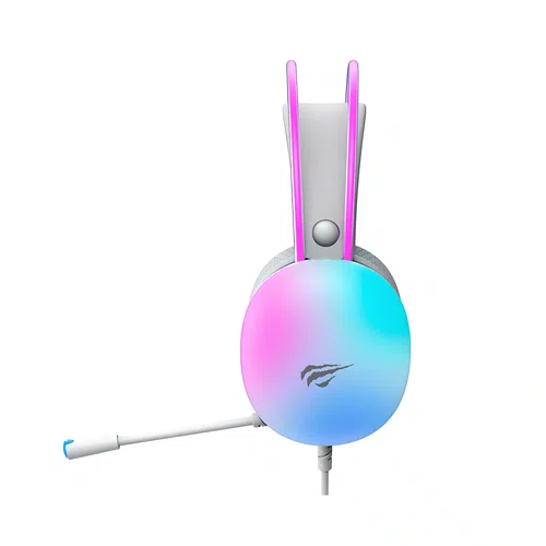 Headset Gamer H2037D P3 2,1m Branco com Iluminação RGB