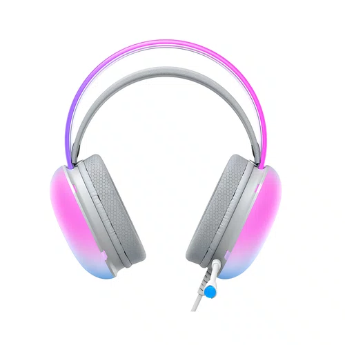 Headset Gamer H2037D P3 2,1m Branco com Iluminação RGB