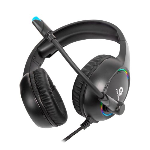 Headset Gamer Holt RGB Preto Com Microfone P2 USB Cabo Trançado HOLT -  Fortrek