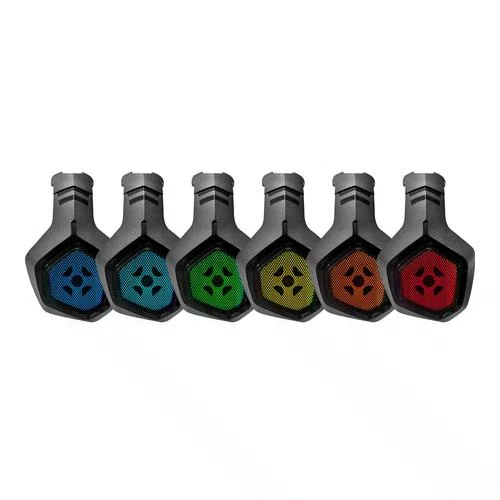 Headset Gamer P3 2,2M Fortrek Black Hawk RGB Preto 70530
