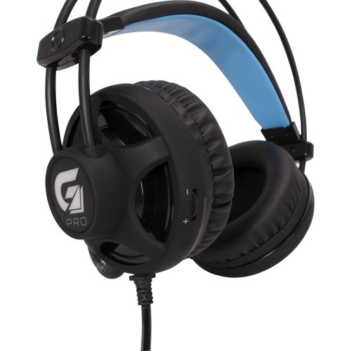 Headset Gamer Pro H2 P2 USB Com Led Azul Preto -  Fortrek
