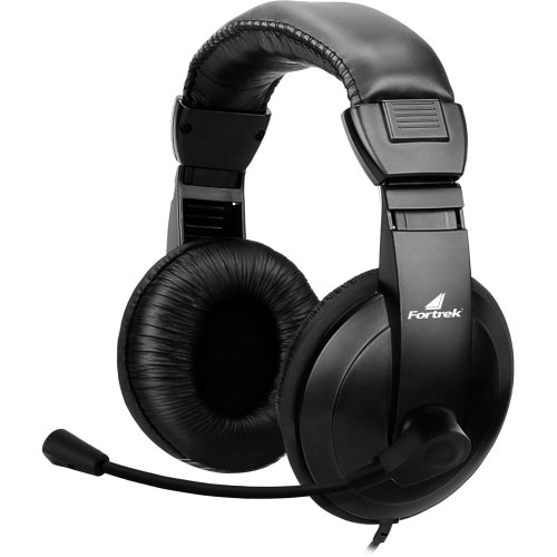 Headset Multimídia HSL-102 Preto - Fortrek