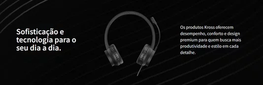 Headset USB 2M Call Center Mic. Canc. Ruído KE-HS060 Preto