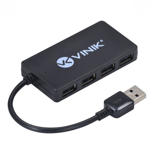 Hub USB 2.0 4 Portas HUV-20 Preto - Vinik