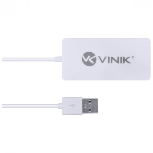 Hub USB 2.0 4 Portas cabo 1,2m HUV-20B Branco - Vinik