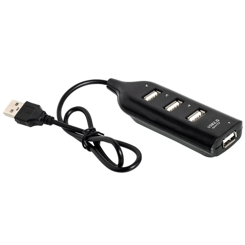 HUB USB 2.0 4 PORTAS PRETO