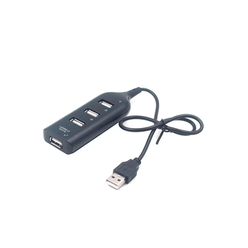 Hub Kross KE-CBS0118 USB para USB 2.0 com 4 Conectores Preto