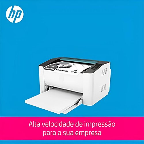 Impressora HP LaserJet 107a, Laser, Mono, 110V, USB, Branco